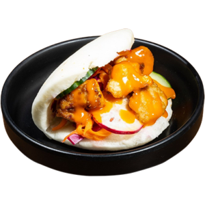 Sandwich Bao Kaarage Tofu
